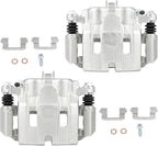 cciyu Front Left & Right Brake Calipers Assembly w/Bracket 19B3102 19B3103 2009-2014 For Acura For TL,2015-2018 For Acura For TLX,2006-2014 For Honda For Ridgeline