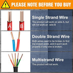 F04 Underground Wire Locator, Cable Locator with Earphone, Buried Wire Detector for Locating Breakage Cables & Wires Dog Fence Cables