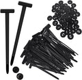 150PCS Cable Ties with Buckle – Button Head Zip Ties & Universal Cable Tie Clips for Home, Office, Auto Wire Management, Strong Nylon Cable Tie Buckle System