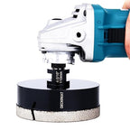 4-5/16" Diamond Hole Saw, 110mm Tile Hole Saw Drill Bit Diamond Tipped for Granite Marble Ceramic Glass Porcelain Quartz Tiles Stones Countertop, Core Drill Bits with 5/8-11 Thread for Angle Grinders