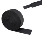 2 in 1 Heat Shrink Braided Sleeving Fabric Tubing-Perfectly fit Irregular Shape Hose/Cable/Wire (1"(25mm), 22FT)