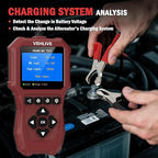 Car Battery Tester 6V 12V 24V, 5-3000CCA Automotive 12V and 24V Dual Circuit Testing, Load/Alternator Tester, Digital Auto Battery Analyzer Charging Cranking System Tester for All Cars Motorcycle Boat