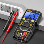 Digital Multimeter Tester, Ohm Volt Amp Test Meter, DC AC Voltmeter and Continuity Test Diode Voltage Tester for Automotive Battery Test Household Outlet (Black)