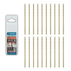 1/16 inch Cobalt Drill Bits (20Pcs), M35 HSS Metal Jobber Length Twist Drill Bit Set for Hard Metal, Stainless Steel, Iron, Copper, Aluminium, Brass, Plastic & Wood