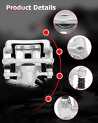 cciyu 19B3308 19B3309 Front Left & Right Brake Calipers With Bracket For Nissan For Altima 2007-2010,For Nissan For Sentra 2007-2010