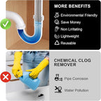 POPULO 20V Cordless Electric Drain Snake, 25Ft Replaceable Cable with 2.0Ah Battery, Extension Tube & Charger, Snake Drain Clog Remover Tool for Toilet, Floor Drain, Sink and Shower 3/4"-2" Pipe