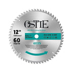 12-Inch Miter Saw Blades 60-Tooth, Woodworking Saw Blades for Table Saw, Circular Saw Blade, 1 Inch Arbor, 1 Pack