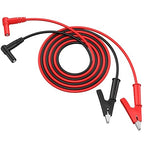 Proster 4mm Banana Plug to Alligator Clip - 15A 1000V Pure Copper Flexible Electrical Test Cable One Meter for Multimeter Electrical Clamp Meter Testing