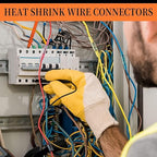 525PCS Heat Shrink Butt Connectors Red 22-18 AWG, Insulated Waterproof Electrical Wire Connectors Marine Grade Tinned Red Copper Crimp Splice Terminals for Marine,Truck,Stereo