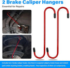 Brake Caliper Compression Tool Kit – Caliper Piston Compressor Tool with 360° Ratchet & Dual Brake Hooks, Brake Caliper Tool, Brake Pad Spreader for Car Truck Disc Brake Repair
