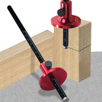Wheel Marking Gauge, European Aluminum Alloy Scriber Woodworking Mortise Parallel Scribing Tool with Knurled Knob, Metric and Inch Scales