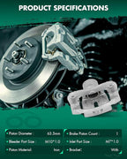 SCITOO Front Right Brake Caliper With Bracket 19B2665 Compatible For Toyota For Highlander 2001-2007