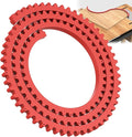 Pisman Router Edge Guide & Template Kit - 78" Plastic Woodworking Profiling Strip for Precision Trimming | Fits Bosch/Dewalt/Makita Routers | DIY Furniture, Cabinet & Table Edge Molding (Red)