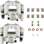 Torchbeam 2PCS Rear Driver and Passenger Side Brake Caliper For Scion for 2005-2010 tC, Disc Brake Caliper Assembly with Bracket Replace # 19B2951+19B2950
