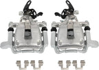 SCITOO 19B2976 19B2977 Rear Left & Right Disc Brake Calipers Assembly w/Bracket For Audi For A3/For A3 Quattro,For Volkswagen For Golf/For GTI/For Jetta/For Rabbit