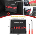 GOOACC Nylon Bumper Fastener Rivet Clips Car Clip Panel Audio Video Dashboard Dismantle Kits Installer Removal Tool (13PCS Trim Removal Tool Set)