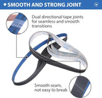 Taokyid 18 Pack 1 x 42 Inch Sanding Belts, 1x42 Silicon Carbide Sanding Belts, 3 Each of 120 240 400 600 800 1000 Grits Sander Belts for For Knife Sharpening and Metalworking, 1x42 Sanding Belts