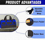 22in Tool Organizer With Adjustable Shoulder Strap, Waterproof Heavy Duty Bag For Men/Women, Wide Mouth For Screwdrivers, Pliers, Nut Drivers