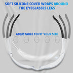 Safety Glasses Ansi Z87.1 Clear Safety Glasses Bulk Impact Resistant Lens Protective Eyewear for Men Women
