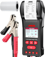 ANCEL BST600 Car Battery Tester with Printer - 12V/24V, 100-2000 CCA, Digital Auto Battery Load Tester - Cranking and Charging System Test for Heavy Duty Truck, Marine, Motorcycles, RVs, SUVs, Boats