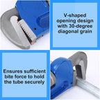 Gisafai 36" Straight Heavy Duty Pipe Wrench Set Plumber Adjustable Water Alloy Steel Grip Plumber's Wrench Plumbing Tools, Blue