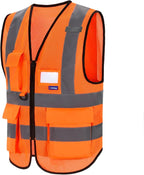 A-SAFETY Orange X Small High Visibility reflective vest