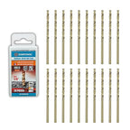 1/8 inch Cobalt Drill Bits (20Pcs), M35 HSS Metal Jobber Length Twist Drill Bit Set for Hard Metal, Stainless Steel, Iron, Copper, Aluminium, Brass, Plastic & Wood