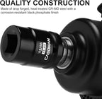 CASOMAN 3/4-Inch Drive 13/16-Inch Square Impact Socket, 4-Point, SAE, CR-MO