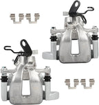 cciyu Rear Left & Right Brake Calipers Assembly w/Bracket 19B2976 19B2977 For Audi For A3/For A3 Quattro,For Volkswagen For Golf/For GTI/For Jetta/For Rabbit