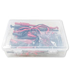 Goupchn Silicone Multimeter Test Leads Kit 33PCS with Replaceable Wire Piercing Probes Set, Alligator Clips, Test Hook Clips, Testing Tweezer for Digital Electrical Multimeter Testing