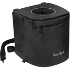 Collapsible Trash Can for Boating and Camping | Large, Durable, and Portable with Inner Bin - 8 Gallons - (Black)
