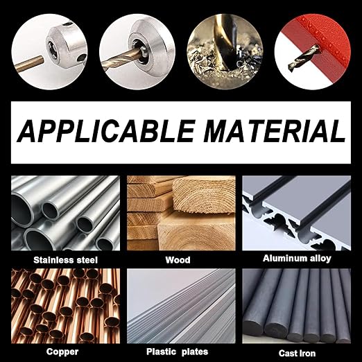 3/16" Cobalt Drill Bit Set (10Pcs), M35 HSS, 135 Degree Tip, Twist Jobber Length for Hardened Metal, Stainless Steel, Cast Iron, Wood, and Plastics, with Index Storage Case