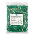 XHF 1000 PCS AWG 16/1.5mm² Wire Ferrules Insulated Copper Crimp Connectors, Crimp Pin Cord End Terminals Green