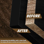 GSCIT Club Black Edge Banding, 3/4 inch x 25ft Melamine Edge Banding with Hot Melt Adhesive Pre-glued Edge Banding Flexible Edging for Plywood Cabinet Furniture