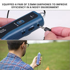 Underground Wire Locator, Cable Tester F02 Pro for Locate Wires, Locate Control Wires Cables Pet Fence Wires, up to 3 Feet Deep 1640 Feet Length, Equiped with Rechargeable 1100mAh Battery