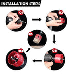 6PCS Hole Saw Kit for Tungsten Hole Cutters in Metal, Aluminium, Wood and Plastic for a Wide Range of Drilling Needs in Different Materials and Hole Diameters.