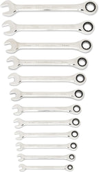 GEARWRENCH 25 Pc. Combination Ratcheting Wrench Set, SAE/MM - 86700