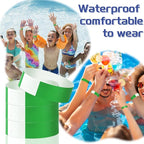 2000 Pcs Paper Wristbands for Events Waterproof Neon Green Wrist Bands Adhesive Concert Identification Wristbands Hand Bands for Events(Green)