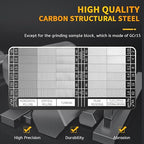 Surface Roughness Standards Set, Surface Finish Comparator Set, 30 Specimens with Ra0.05-12.5mm