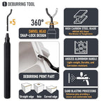 3D Printer Tools Kit, Quality 3D Printing Tool Kit for Model Measuring/Finishing/Deburring/Drilling, 3D Printer Accessories for All FDM/SLA Printers Removing Support, Cutting Filament