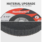 15Pcs 180# 320# 600# Scour Flap Disc 4 1/2 Inch Angle Grinder Attachment for Metal & Wood Scouring Pads Polishing Wheel Sanding Disc Paint Rust Remover