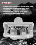 cciyu Rear Left Brake Caliper Assembly w/Bracket 18B5040 For Chevy For Captiva Sport/For Equinox,For GMC For Terrain,For Pontiac For Torrent,For Saturn For Vue