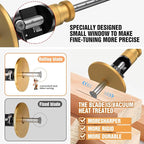Wheel marking gauge,marking gauge woodworking,Newly Unique movable blade,0.2 mm precision,woodworking dovetail scribing gauge, scriber marking tools(Rollable Blade)