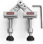 YESWELDER 10-180° Adjustable Tube Clamp with Swing Jaw, Aluminum Alloy Right Angle Corner Clamp for Welding, Woodworking, DIY Projects, Cabinet Making