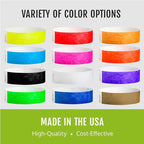 10,000 WristCo Tyvek Wristbands for Events – 5-Color Variety Pack – Tamper-Proof Design Prevents Reuse – Premium-Grade Bracelets for Hospital & Medical ID, Party, VIP Identification