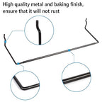 Paper Towel Holder for Pegboard, Extendable, Fit Any Standard Pegboard, 2 Packs, Black