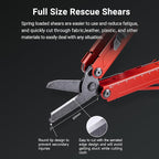 NEXTORCH PIONEER MT20 14-IN-1 Multi-tools Full-Size,Versatile Multi-tool Set with Scissors Needle Nose Pliers Pocket Clip Multi-tool (RED)