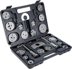22PCS Disc Brake Caliper Wind Back Tool Kit, Car Brake Piston Compressor and Wind Back Tool Set for Brake Pad Replacement