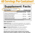 Jigsaw Health Adrenal Cocktail + Wholefood Vitamin C | with Potassium Bicarbonate, Sea Salt, and Acerola Cherry Extract | 60 Servings (Packets)
