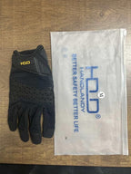 HANDLANDY Mens Work Gloves Touch screen, Utility Mechanic Gloves, Flexible Breathable Fit- Padded Knuckles & Palm